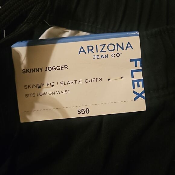 ARIZONA SKINNY JOGGER MEN 32 BLACK - Picture 2 of 4